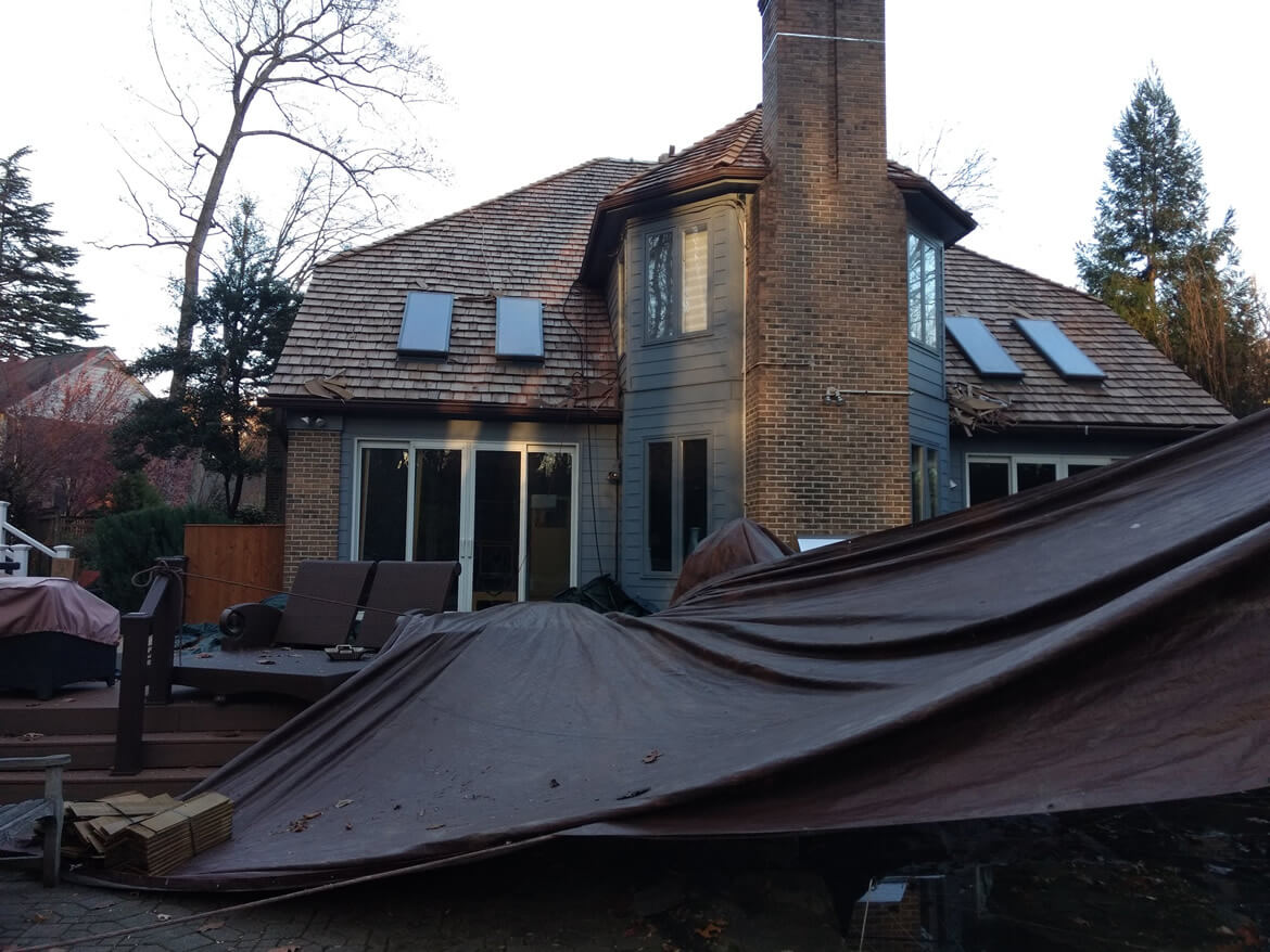 Cedar roof installation Maryland